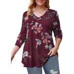 FOLUNSI Women's Plus Size Tops Casual Blouses Long Sleeve Flowy Tunic Tops m-4xl - Image 3