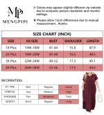 Mengpipi Women's Plus Size Casual Short Sleeve Crewneck Dress Flowy Tiered Loose Maxi Dress with Pockets Navyblue 1X-4X - Image 4