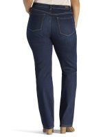 Lee Women's Plus Instantly Slims Relaxed Fit Straight Leg Jean - Image 4